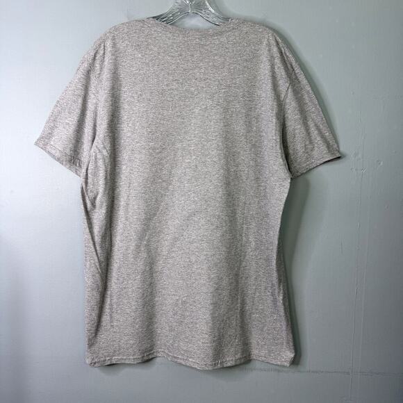 Star Wars Darth Vader The Imperial March Lyrics Funny Heather Gray T-Shirt Sz L - Picture 8 of 10